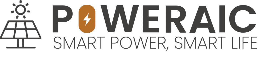 Poweraic logo gray version