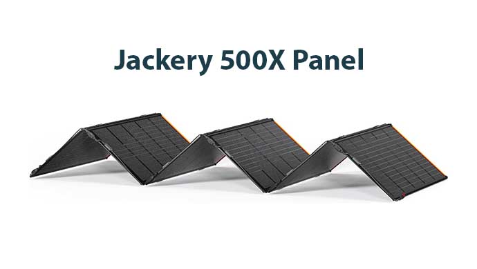 jackery SolarSaga 500X Solar Panels, 500W Power Output