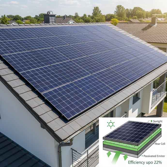 Monocrystalline PERC Panels image diagram
