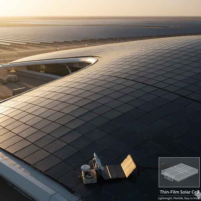 Half-Cut Cell Technology diagram