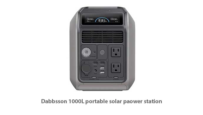 Dabbsson 1000L portable solar paower station review