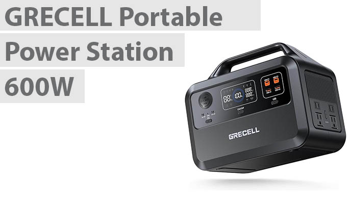 GRECELL Portable Power Station 600W