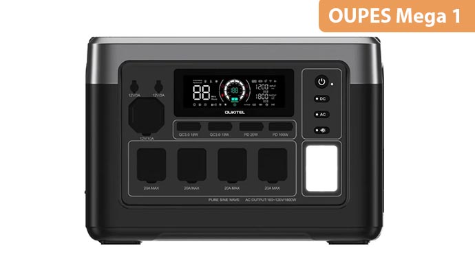 OUKITEL P1000 Plus 1800W Solar power station