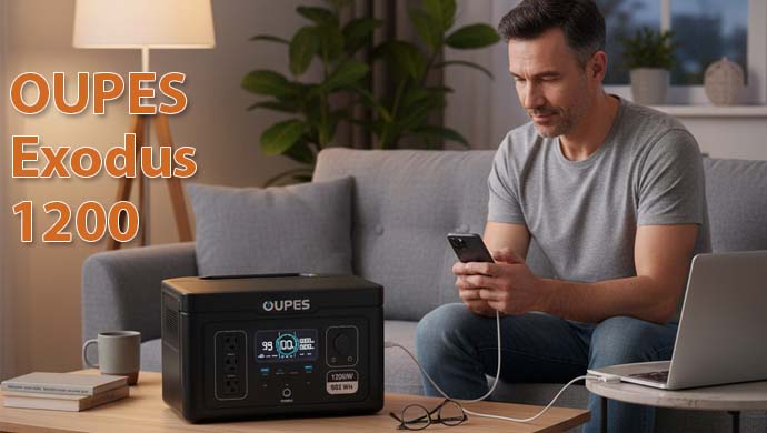 OUPES Exodus 1200 review- home power - poweraic