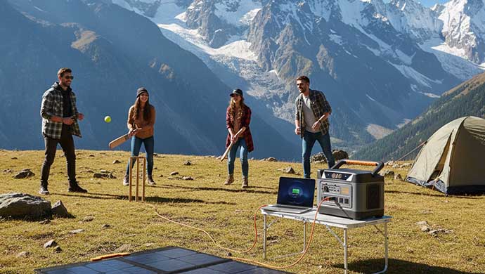 UDPOWER S1200 1190Wh portable power station for camping