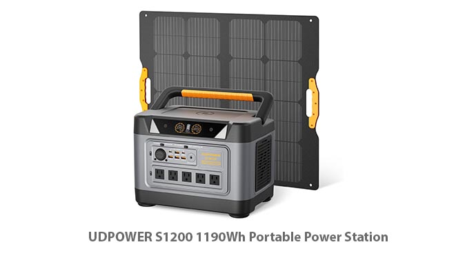 UDPOWER S1200 1190Wh portable power station review