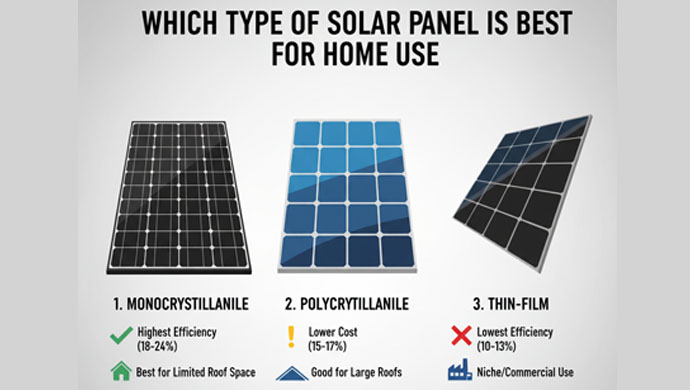 Which Type of Solar Panel is Best for Home Use - thumbnail