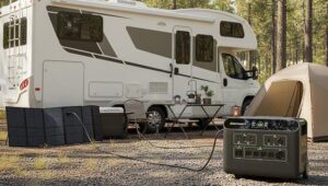 A powerful 3000 watt solar generator setup for home and RV backup