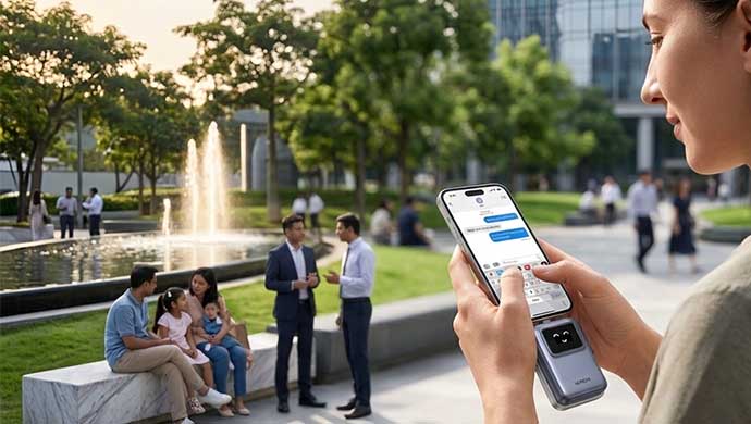 UGREEN Uno 10000mAh power bank using