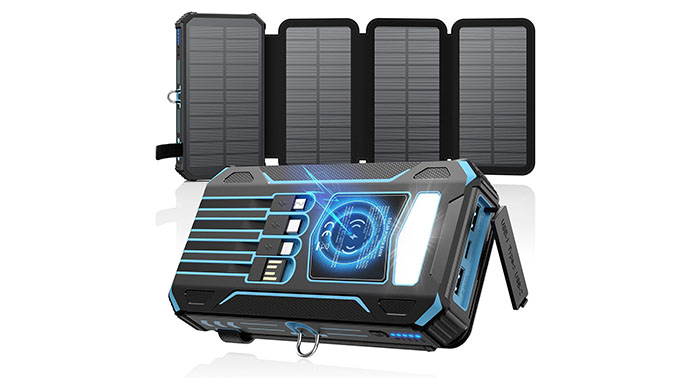 SOARAISE Solar Charger Power Bank